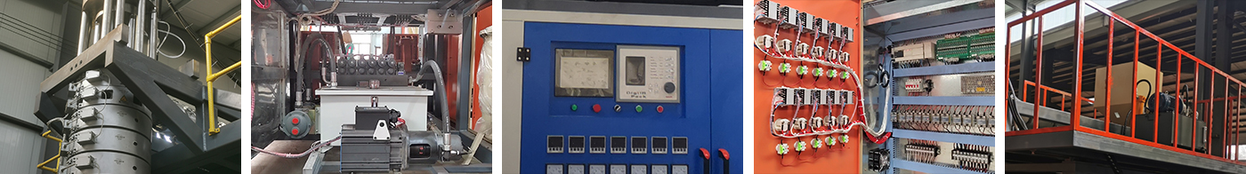 Máquina de moldagem por sopro de garrafa PC Máquina de moldagem por sopro de extrusão de garrafa de 5 galões