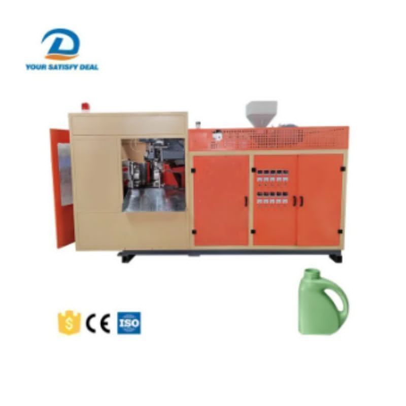 M&aacute;quina sopradora de tambor de &oacute;leo pl&aacute;stico totalmente autom&aacute;tica de cabe&ccedil;a &uacute;nica 1L/5L